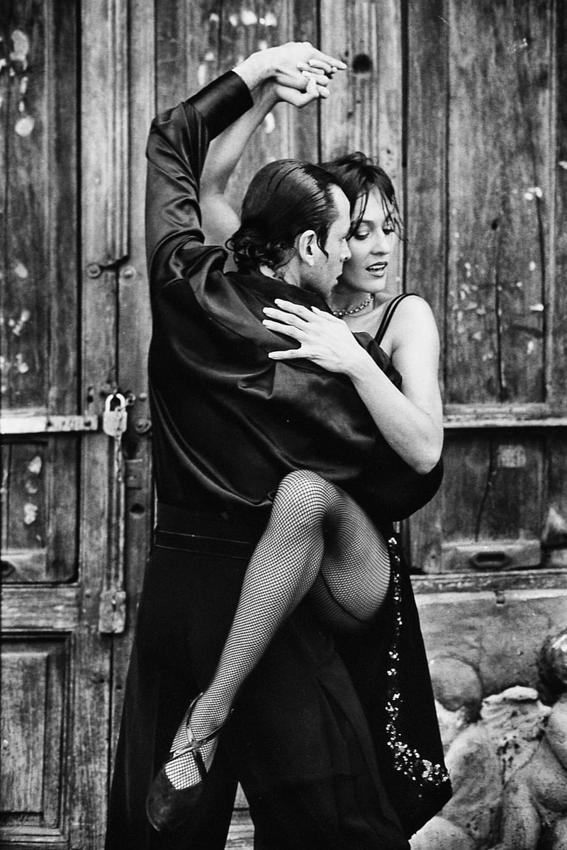 Dancers in expressive movement forms